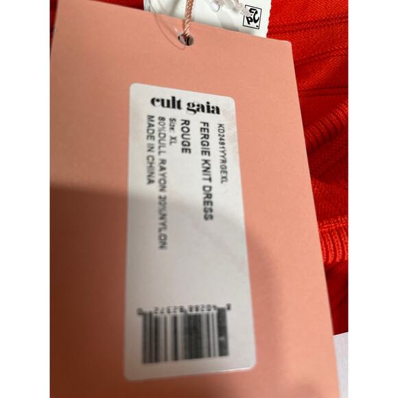 Cult Gaia FERGIE KNIT DRESS Size XL New with Tags - Picture 9 of 9